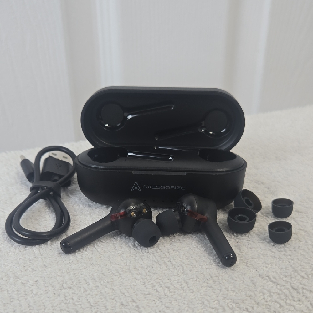 Axessorize True Wireless Earbuds w/ Charging Case!